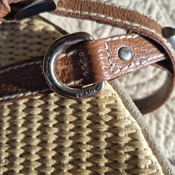 Prada Brown Wedge Sandals - Picture 14 of 16